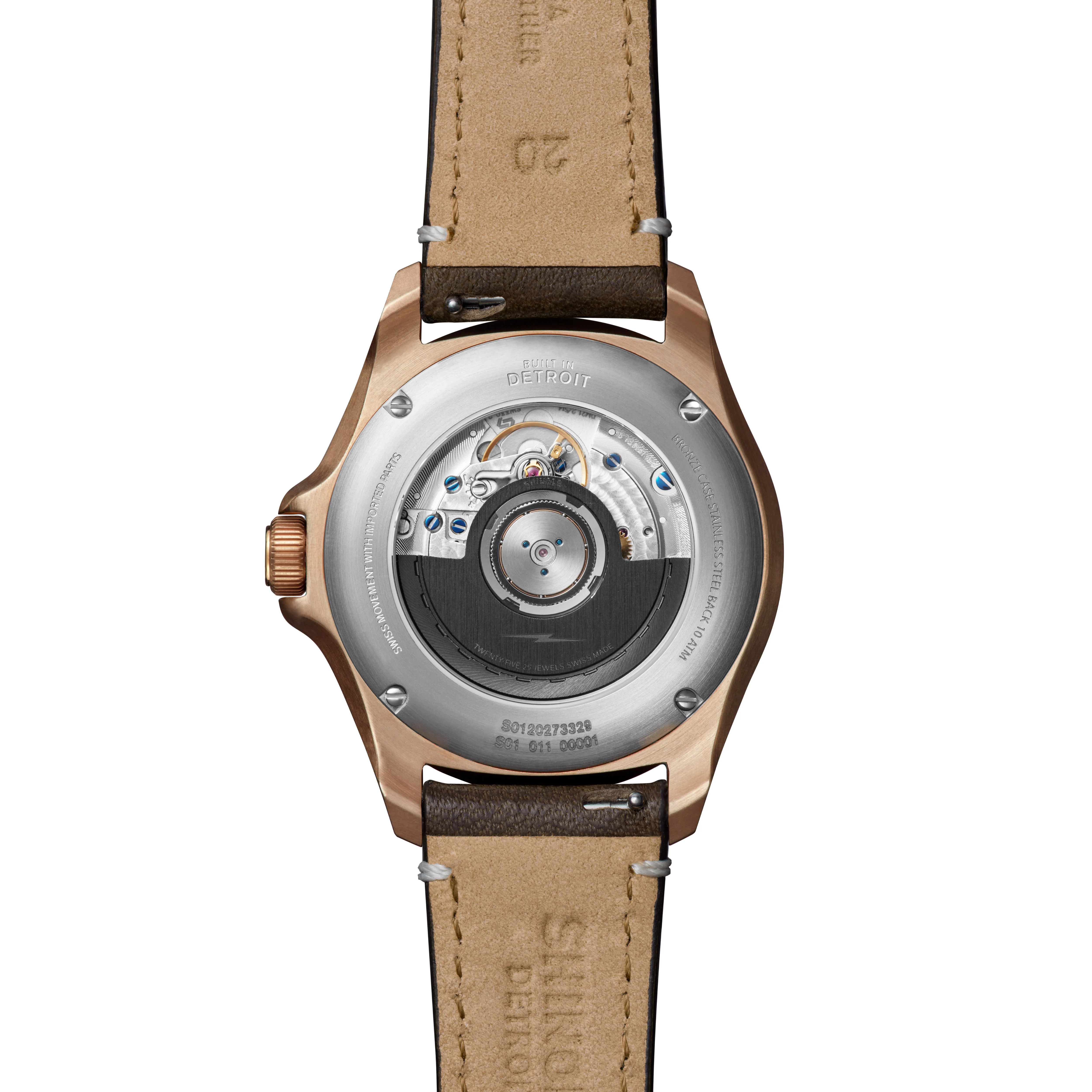 Shinola Bronze Monster GMT Watch (40mm) - Image 2
