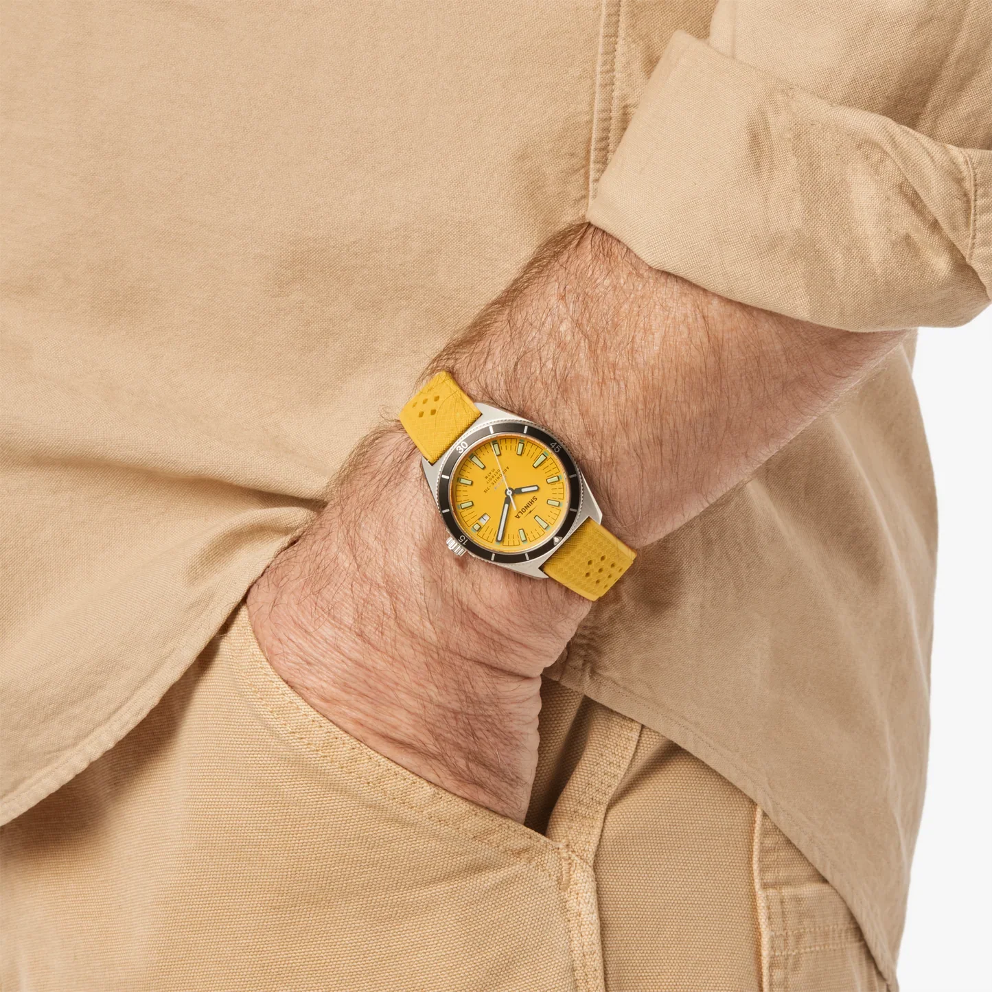 Shinola Duck Watch With Rubber Strap - Image 10