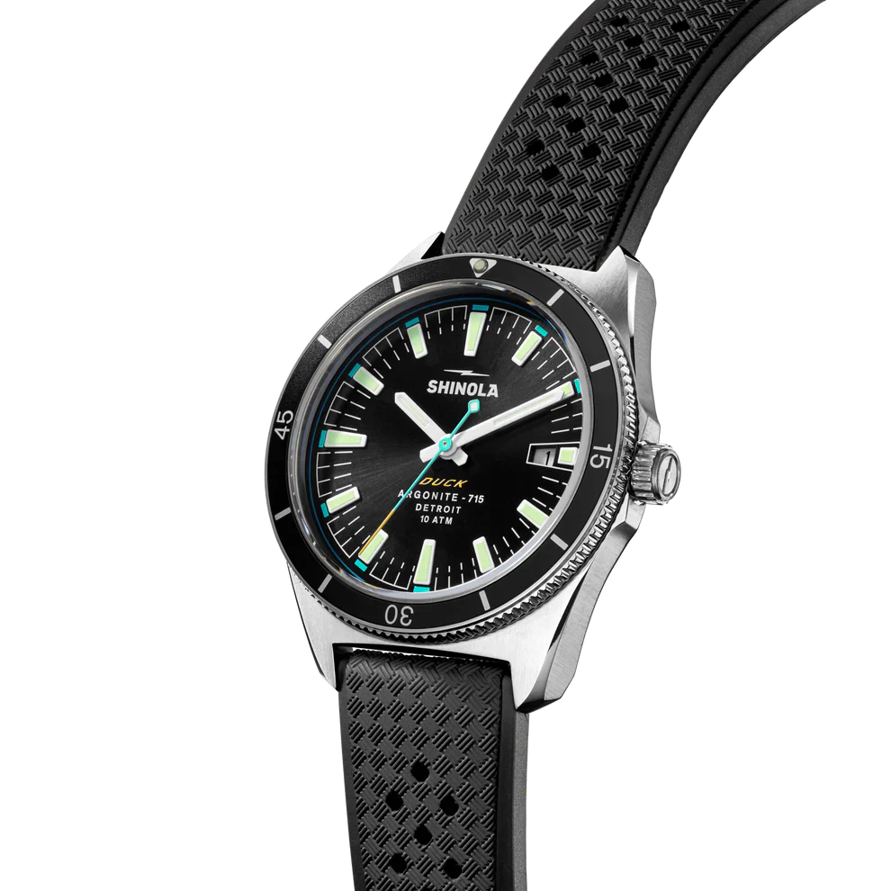 Shinola Duck Watch With Rubber Strap - Image 2