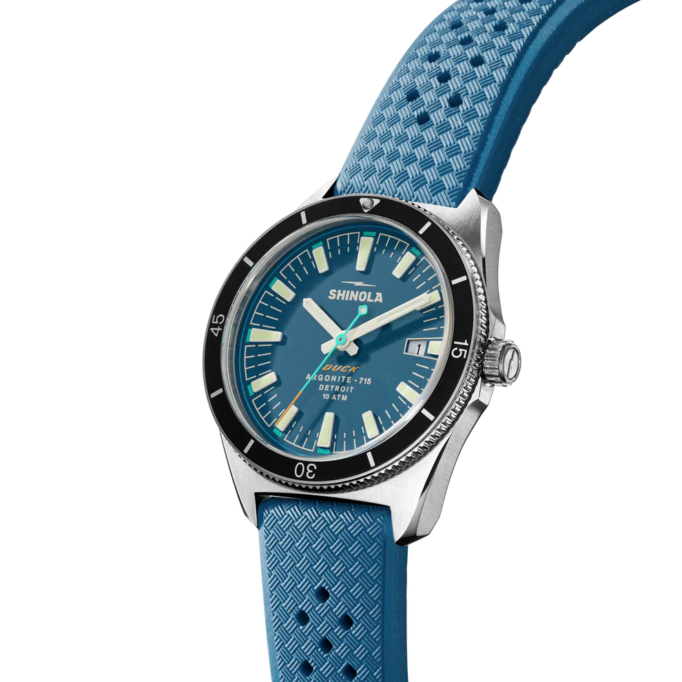 Shinola Duck Watch With Rubber Strap - Image 5