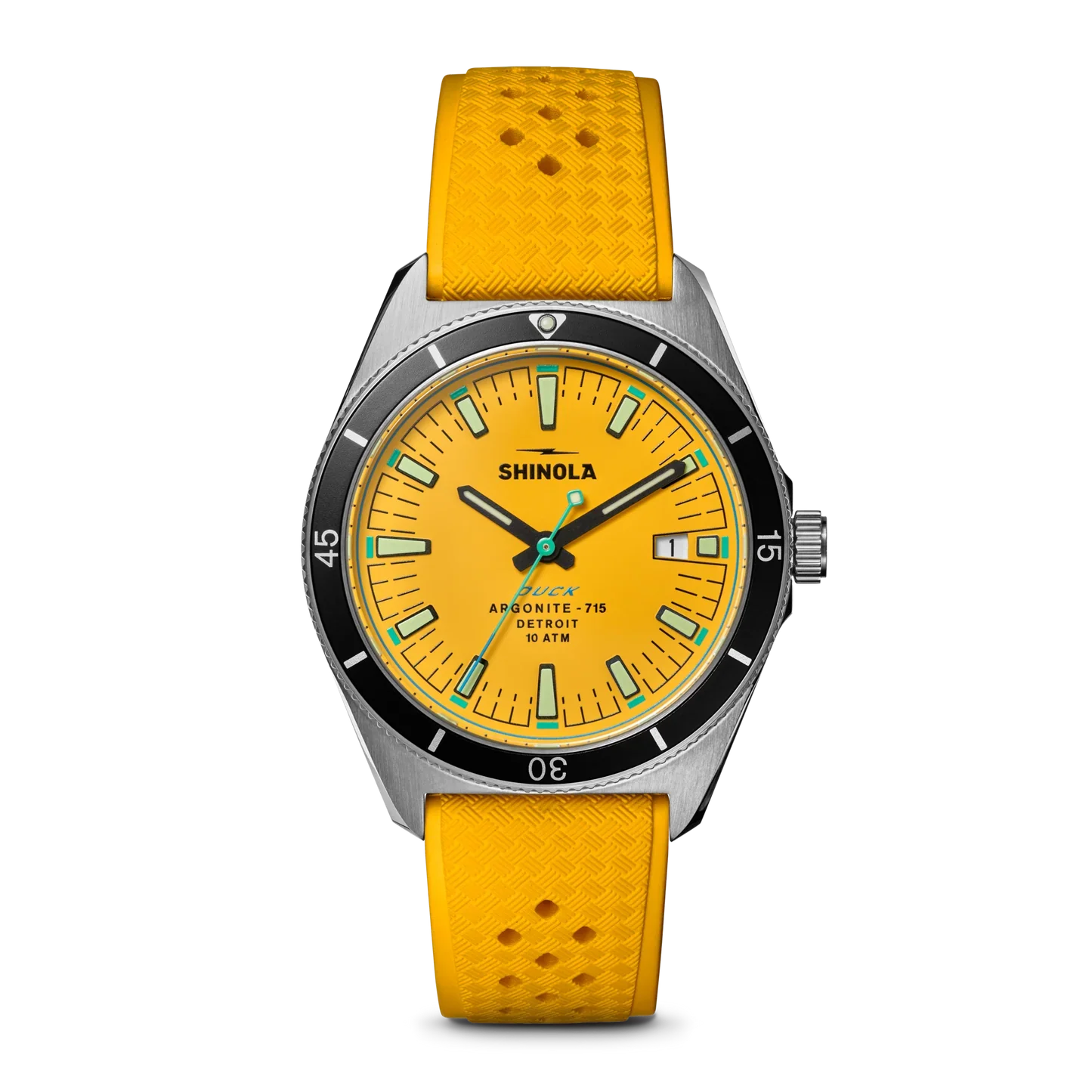 Shinola Duck Watch With Rubber Strap - Image 7