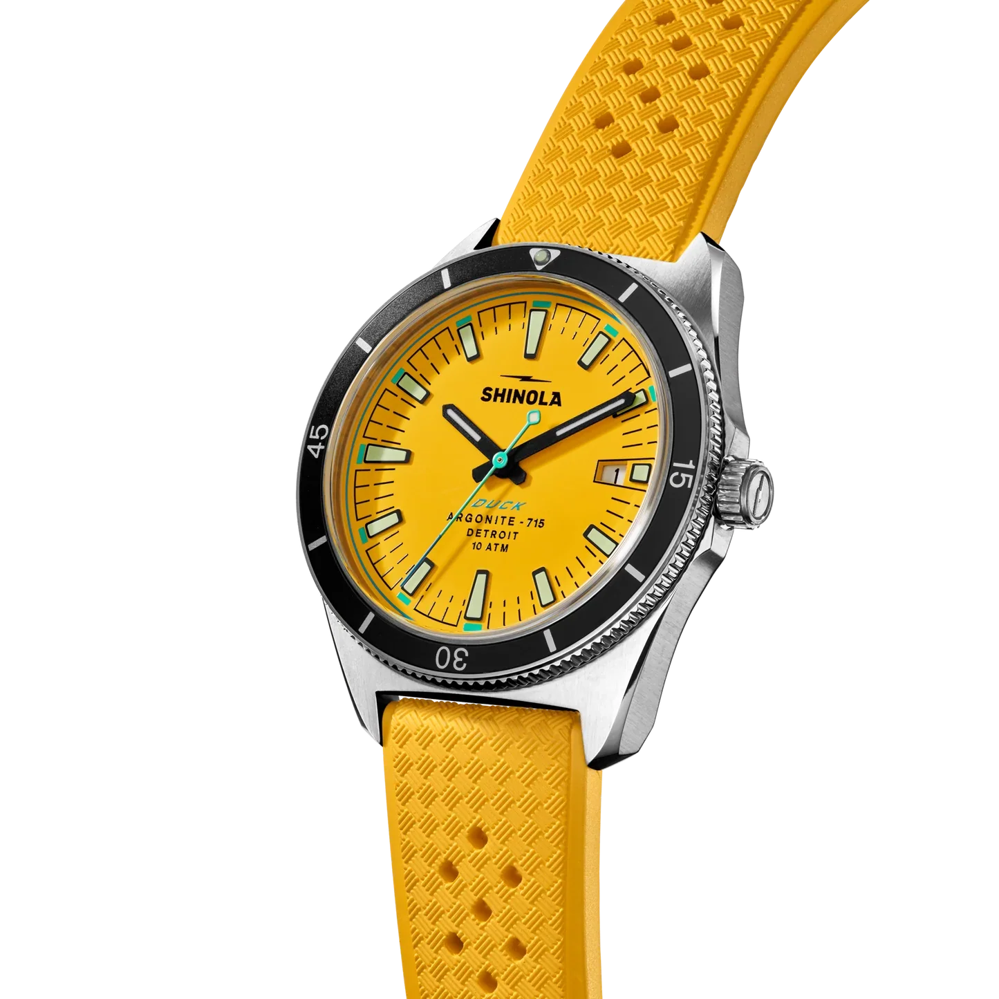Shinola Duck Watch With Rubber Strap - Image 9