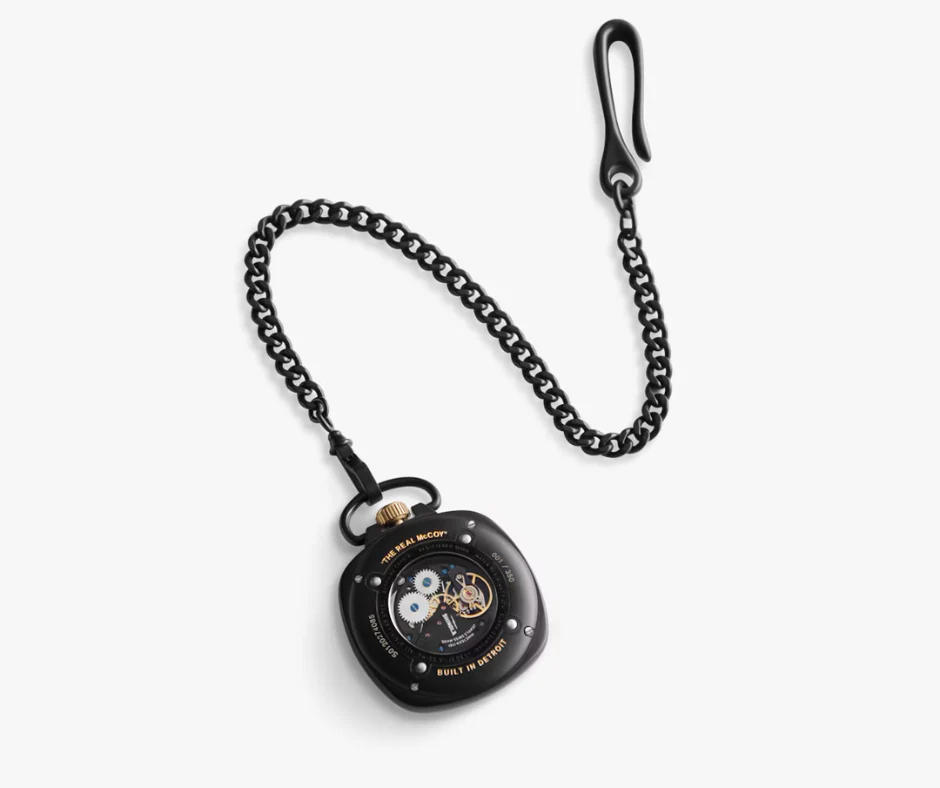 Shinola Elijah McCoy Mechanic Pocket Watch 45mm - Image 2