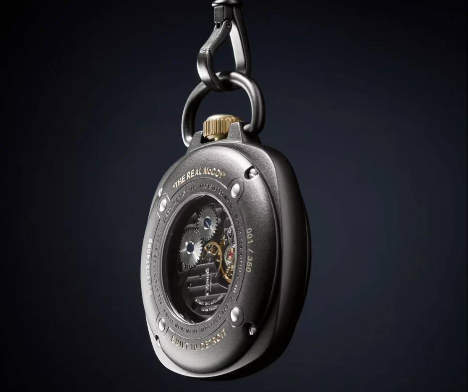 Shinola Elijah McCoy Mechanic Pocket Watch 45mm - Image 5