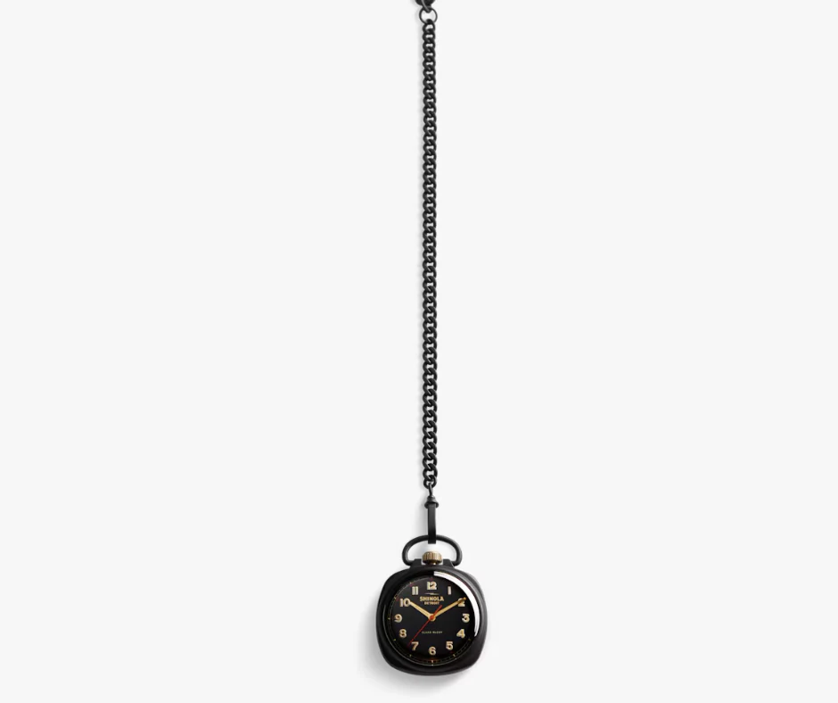 Shinola Elijah McCoy Mechanic Pocket Watch 45mm - Image 6