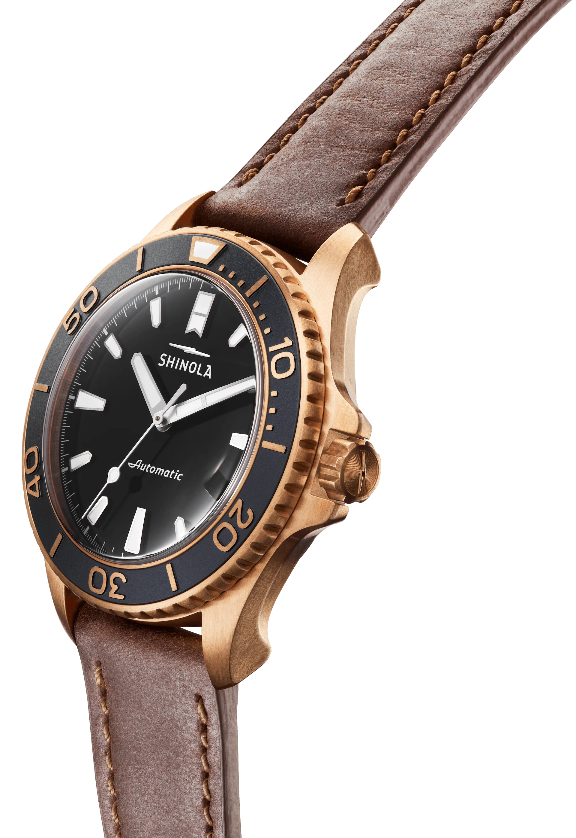 Shinola Bronze Monster Automatic Watch Gift Set (43mm) - Image 3