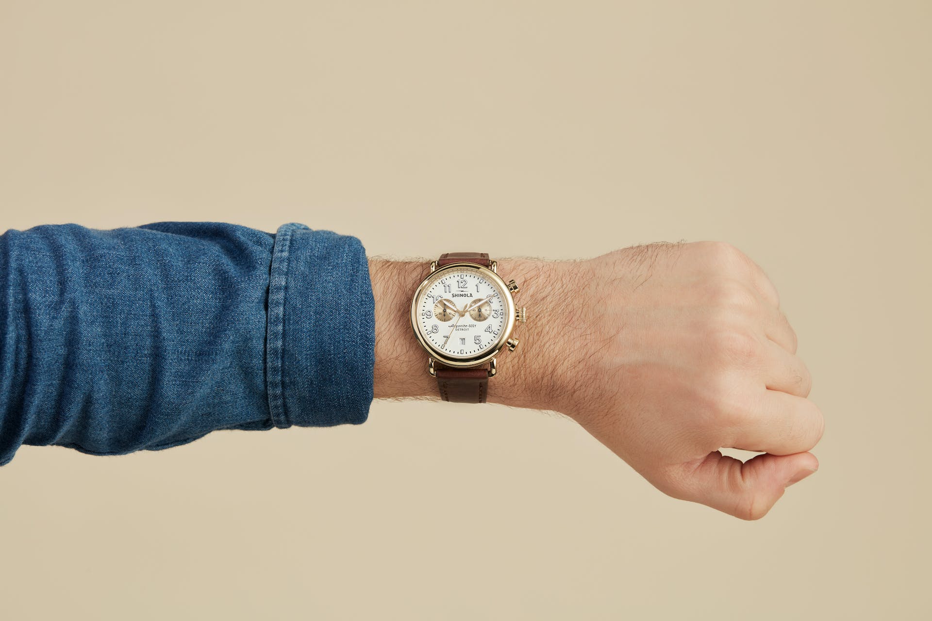 Shinola Runwell Chronograph Watch (41mm) - Image 9