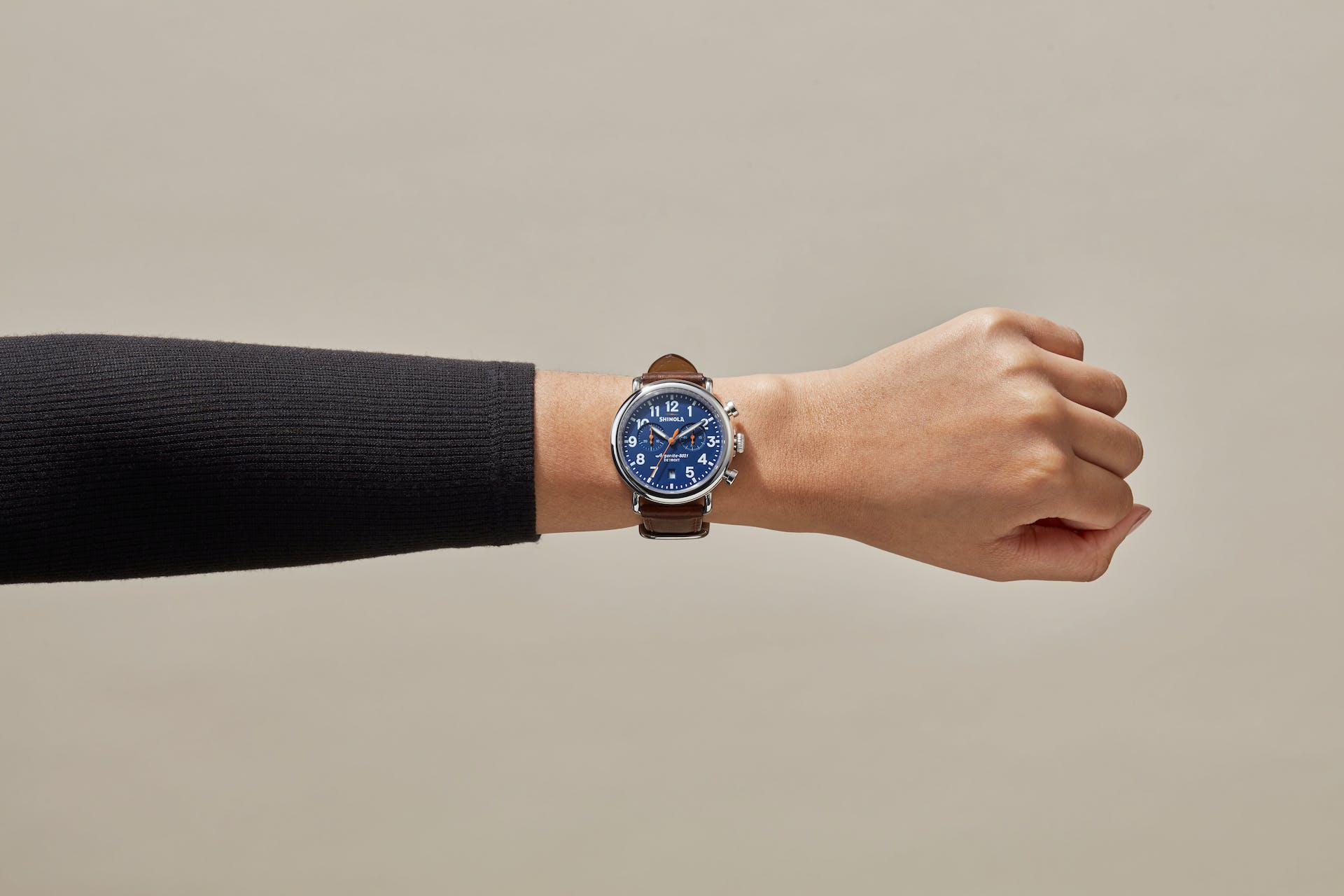 Shinola Runwell Chronograph Watch (41mm) - Image 9