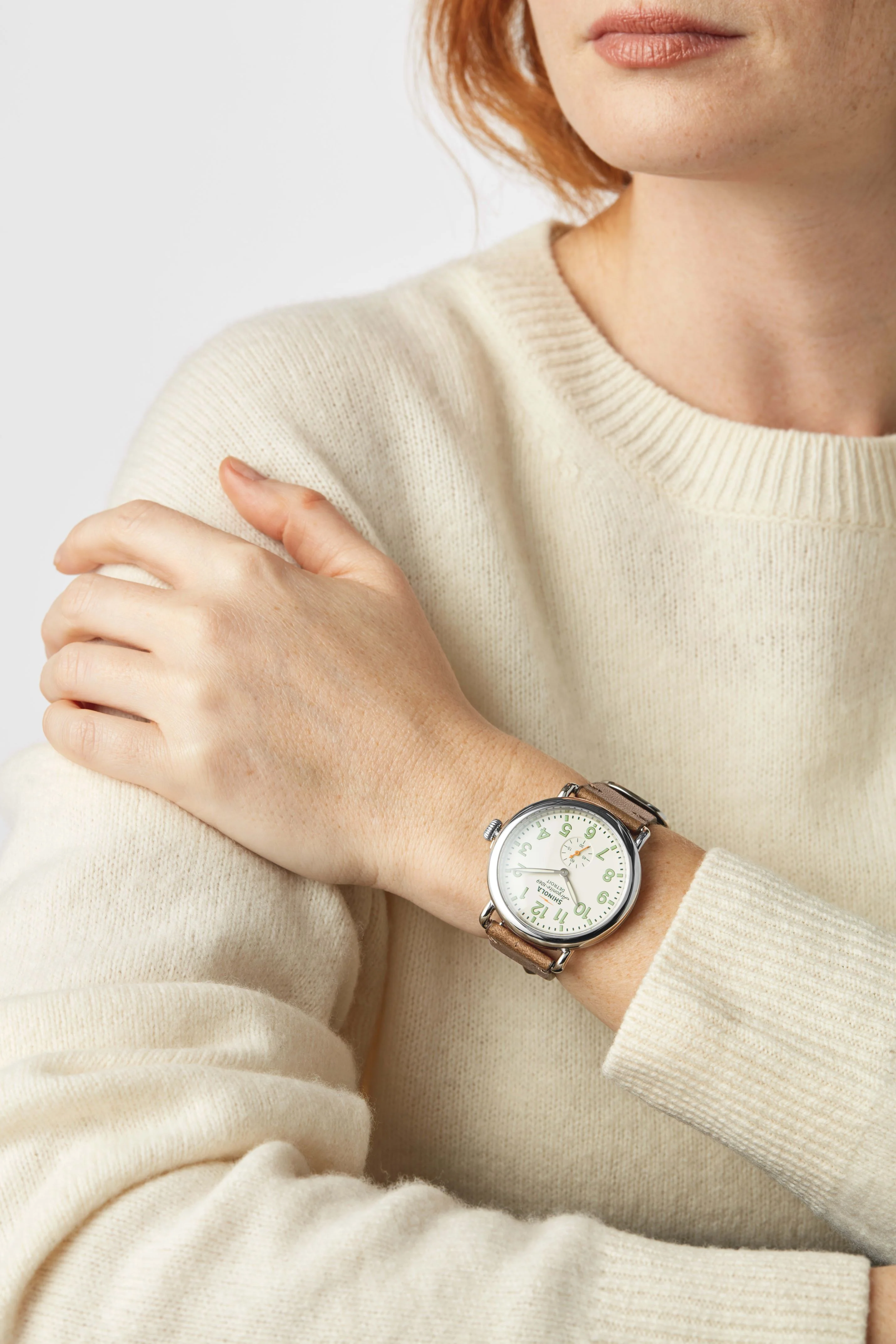 Shinola Runwell Sub Second 41MM with British Tan Strap - Image 4