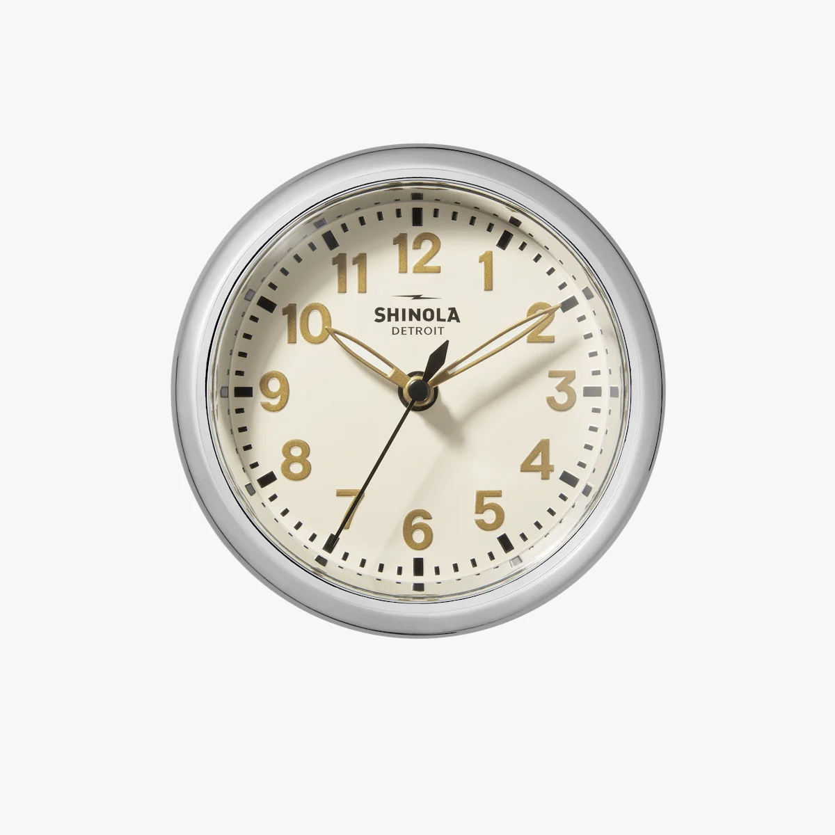 Shinola The Runwell Desk Clock in Cream - Image 3