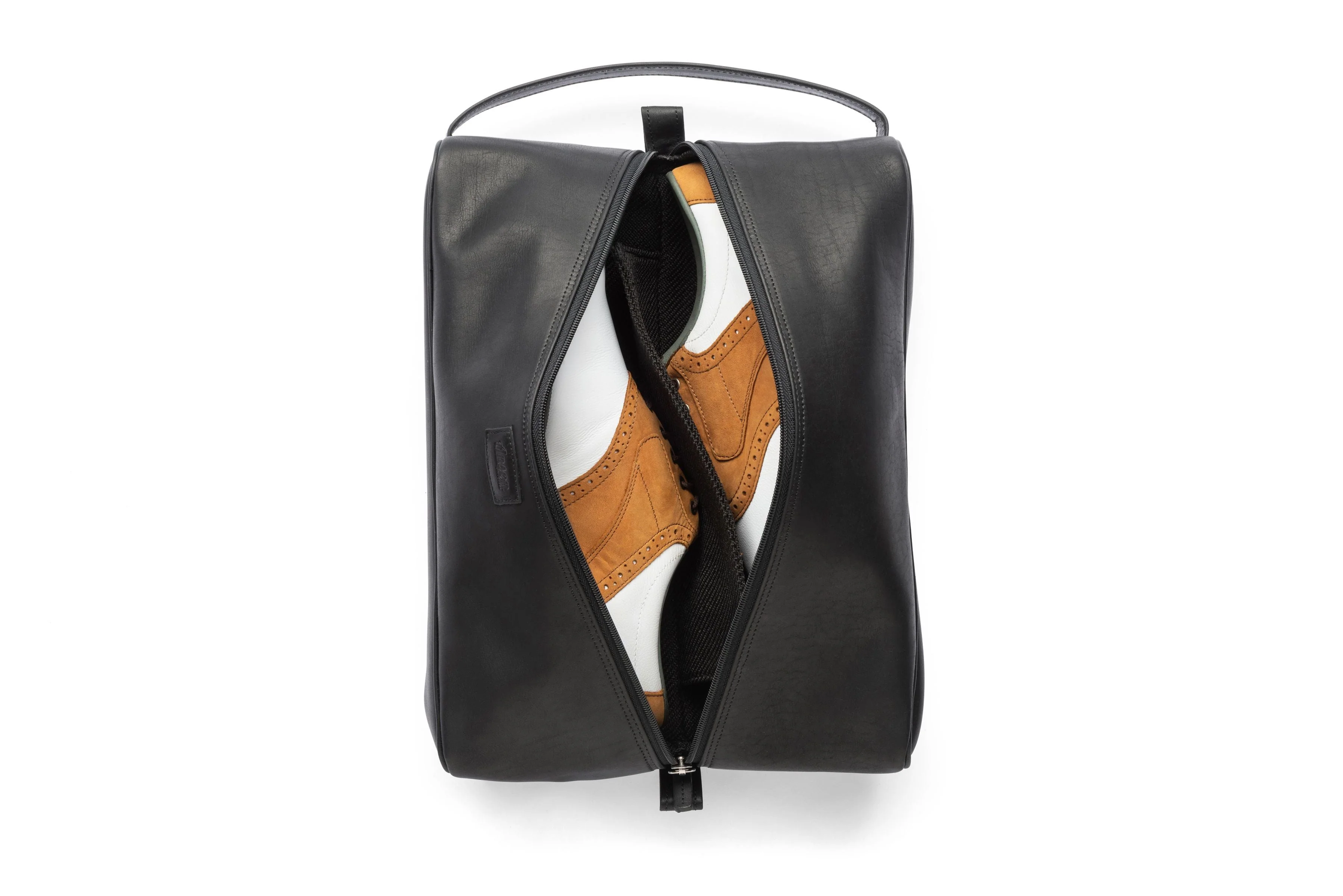 Classic Leather Shoe Bag, Essex Horween Leather In Brown Or Black - Image 4