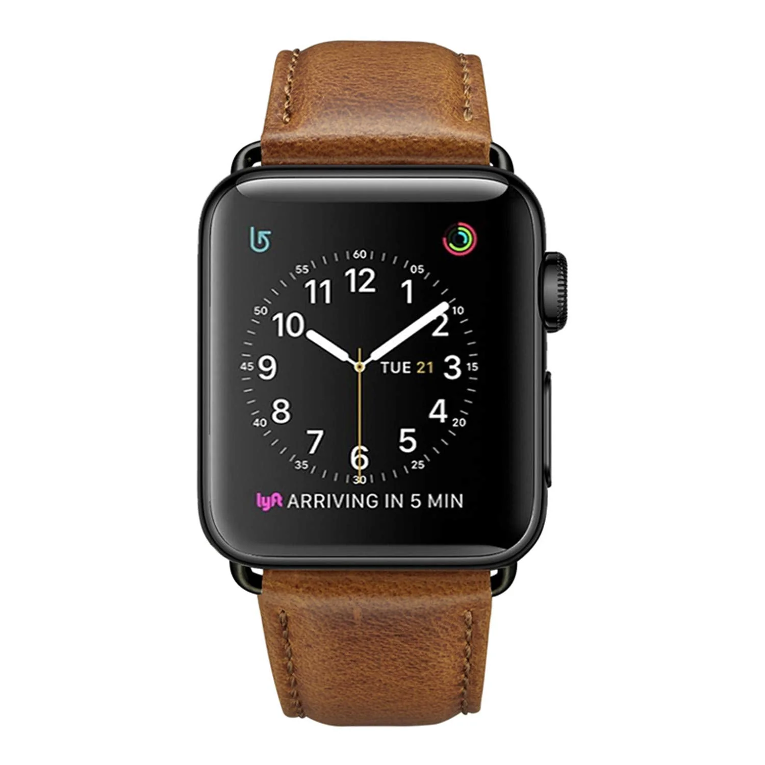 Genuine Luxury Leather Band Compatible For Use With The Apple Watch® Series 1-10 - Image 5