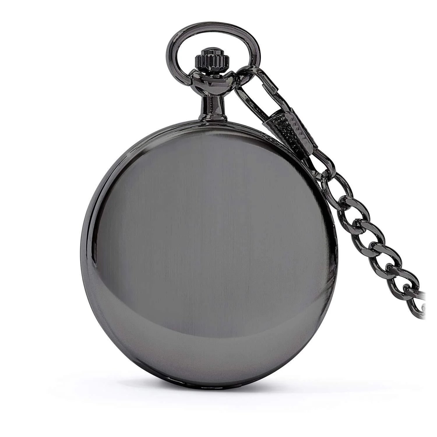 Classic Brushed Satin Pocket Watch Collection with Day & Date Sub-Dials - Image 4