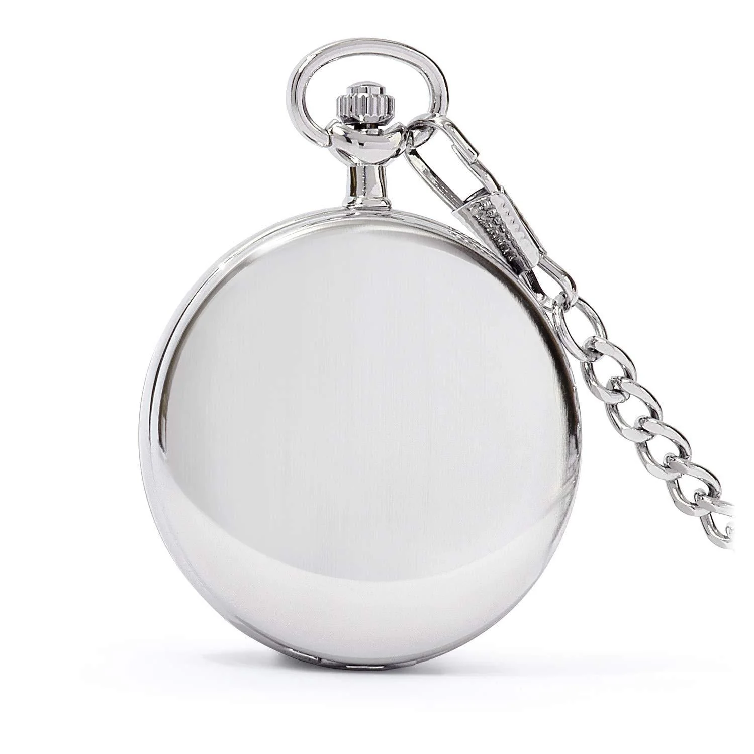 Classic Brushed Satin Pocket Watch Collection with Day & Date Sub-Dials - Image 7