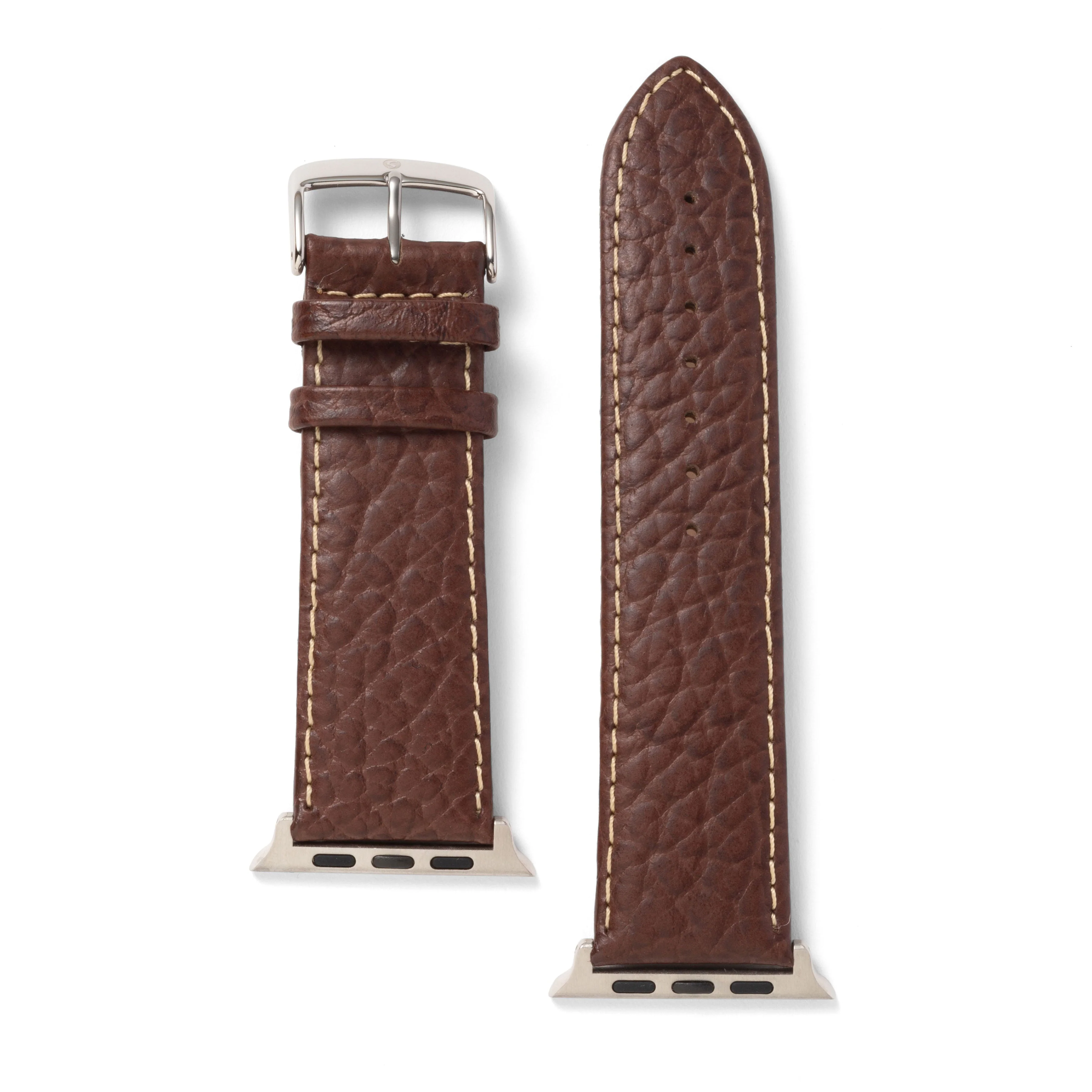 Sport Calf Skin Leather Watchband Compatible For Use With The Apple Watch® (series 1-10) - Image 5