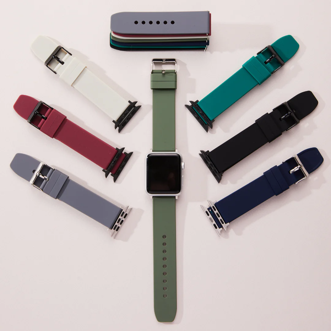 Silicone Replacement Watchband Compatible For The Apple Watch® - Image 132