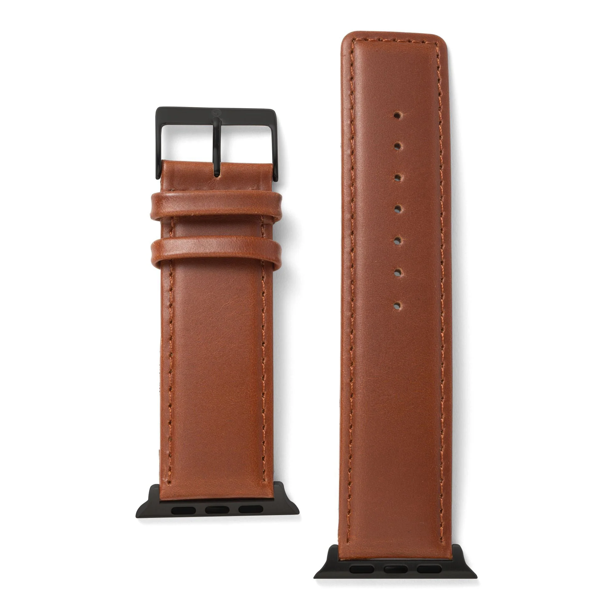 Square Tip Oiled Leather Band Compatible For Use With The Apple Watch® (series 1-10) - Image 11