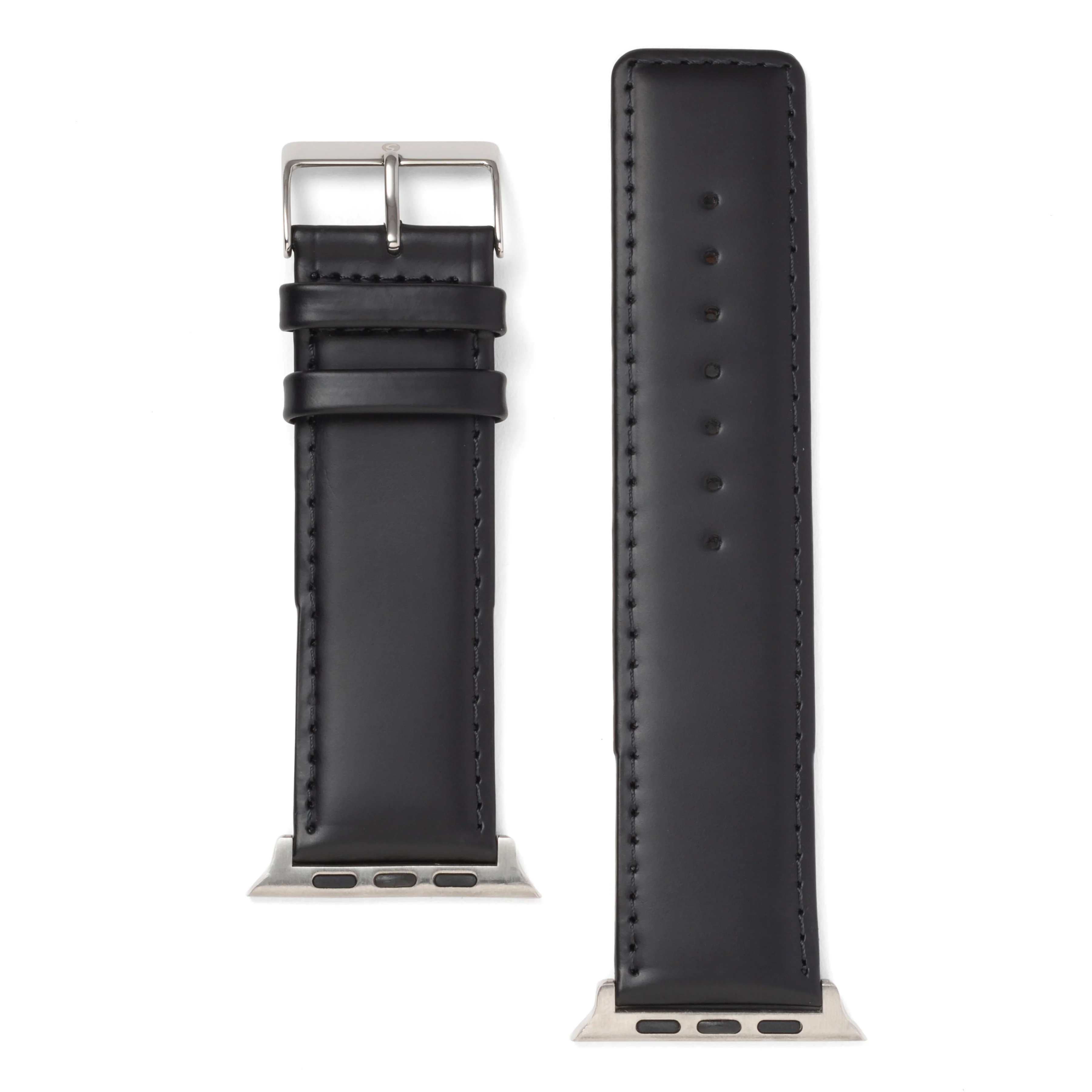 Square Tip Oiled Leather Band Compatible For Use With The Apple Watch® (series 1-10) - Image 3