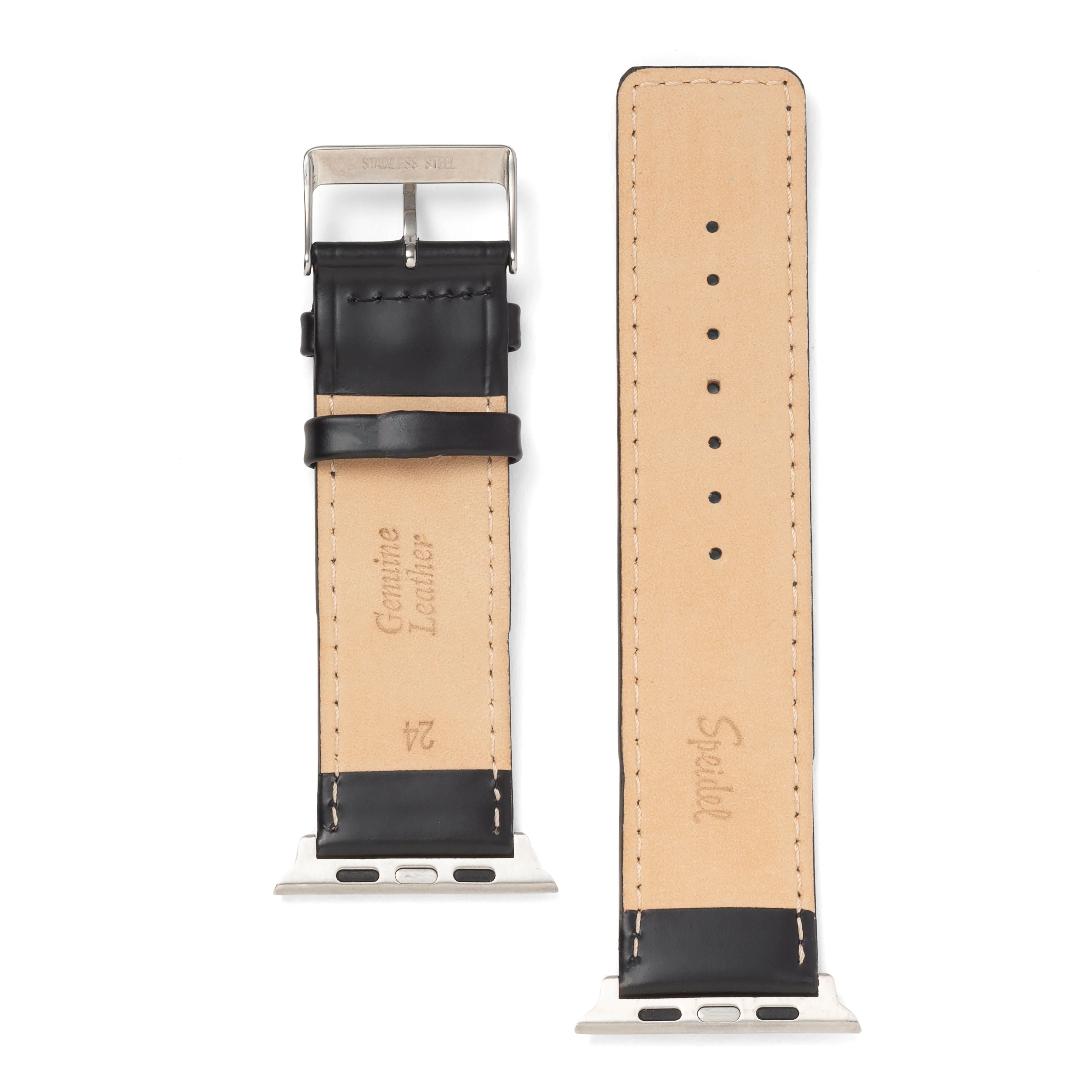 Square Tip Oiled Leather Band Compatible For Use With The Apple Watch® (series 1-10) - Image 4