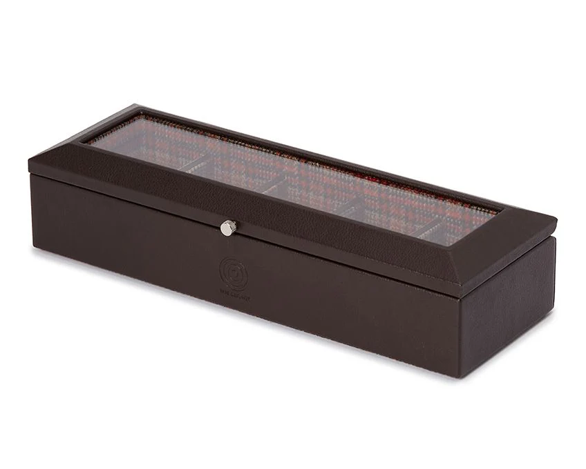 WM Brown 5 Peice Watch Box Brown - Image 4